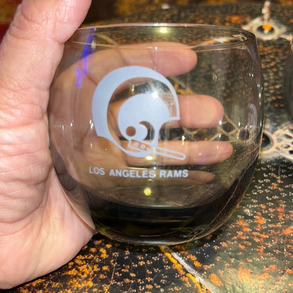 NFL Kitchen Vintage Retro Los Angeles Rams Smoke Highball Cocktail